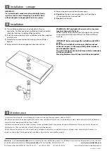 Предварительный просмотр 2 страницы Crosswater MPRO US-PRO391 Installation Instructions