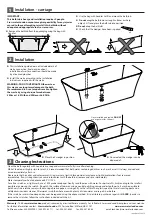 Preview for 2 page of Crosswater Palermo Grande US-N5CCS Installation Instructions