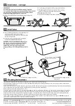 Предварительный просмотр 2 страницы Crosswater Palermo Petite US-N4CCS Installation Instructions