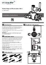 Preview for 1 page of Crosswater US-WF1000EV Installation Instructions