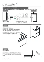 Preview for 2 page of Crosswater ZION FLOOR STANDING 60 Installation Instructions