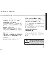 Preview for 13 page of Crosswave ED-2 EX Operating Instructions Manual