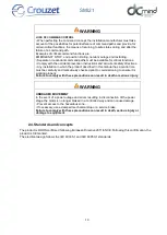 Preview for 10 page of Crouzet 801400SMI21 User Manual And Safety Notice