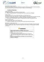 Preview for 16 page of Crouzet 801400SMI21 User Manual And Safety Notice