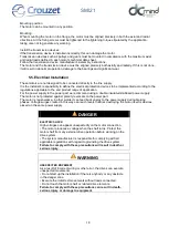 Preview for 18 page of Crouzet 801400SMI21 User Manual And Safety Notice