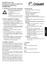 Preview for 13 page of Crouzet 87623572 Operating Instructions Manual