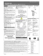 Предварительный просмотр 2 страницы CROW ELECTRONIC ENGINEERING LTD. FW NEO 9F Supplementary Installation Instructions