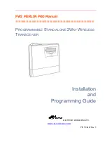 Crow FW2 MERLIN PRO Installation And Programming Manual предпросмотр