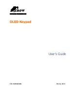Crow OLED Keypad User Manual preview
