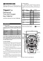 Preview for 1 page of Crowcon TXgard-Plus Instructions