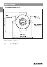 Предварительный просмотр 8 страницы Crowcon Xgard Bright Installation, Operation And Maintenance Instructions