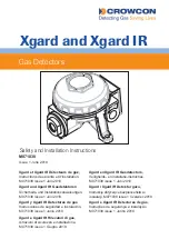 Предварительный просмотр 1 страницы Crowcon Xgard Safety And Installation Instructions Manual