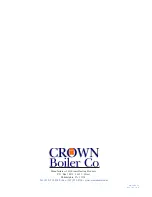 Preview for 48 page of Crown Boiler 16 Series and Installation And Operating Instructions Manual