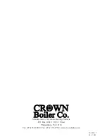 Предварительный просмотр 90 страницы Crown Boiler 24-03 Installation Instructions Manual