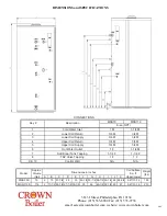 Preview for 2 page of Crown Boiler MSS-79S Dimensions And Specifications