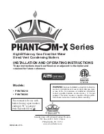 Предварительный просмотр 1 страницы Crown Boiler Phantom-X PHNTM210 Installation And Operating Instructions Manual