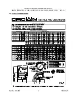 Предварительный просмотр 4 страницы Crown Food Service Equipment ELT-100 Installation & Operation Manual