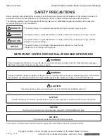 Предварительный просмотр 2 страницы CROWN FOOD Direct Steam DCX-10-24 Installation & Operation Manual