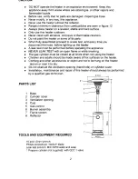 Preview for 3 page of CROWN VERITY Terrace and Patio Heater User Installation And Operation Manual