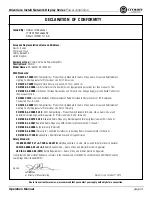 Preview for 3 page of Crown 1250ND Operation Manual