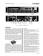 Preview for 5 page of Crown 1400 CSL Reference Manual