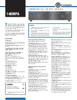 Crown 140MPA Specifications preview