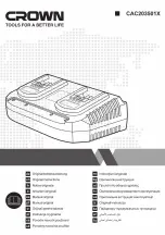 Crown 240239 Original Instructions Manual preview