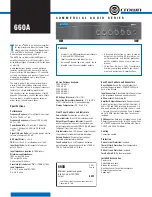 Crown 660A Datasheet предпросмотр