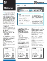 Preview for 1 page of Crown CDi 1000 Specifications