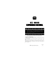 Crown ce 4000 Reference Manual preview