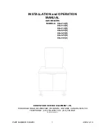 Crown CG-214 Installation And Operation Manual preview