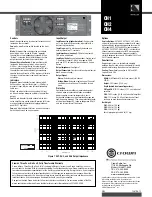 Предварительный просмотр 2 страницы Crown CH1 Specifications