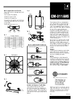 Preview for 2 page of Crown CM-311AHS Datasheet