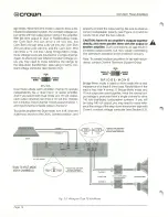 Предварительный просмотр 16 страницы Crown Com-Tech 1610 Reference Manual