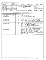 Предварительный просмотр 291 страницы Crown Com-Tech 1610 Service Manual