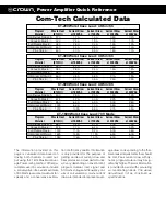 Предварительный просмотр 2 страницы Crown Com-Tech CT-1600 Quick Reference