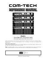 Предварительный просмотр 1 страницы Crown Com-Tech CT-1610 Reference Manual