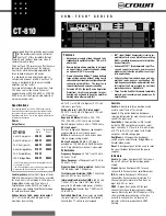 Crown Com-Tech CT-810 Specifications предпросмотр