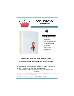 Preview for 1 page of Crown CRN30 Operating & Installation Instructions