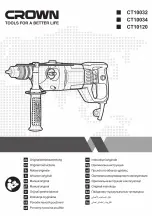 Preview for 1 page of Crown CT10032 Original Instructions Manual