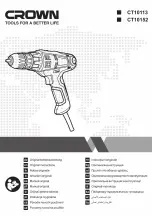 Crown CT10113 Original Instructions Manual preview