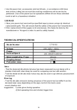 Preview for 4 page of Crown CT10153 Original Instructions Manual