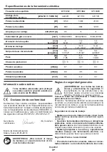 Preview for 47 page of Crown CT11001 Original Instructions Manual