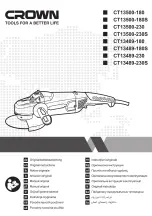 Crown CT13489-180 Original Instructions Manual предпросмотр