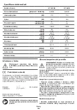 Preview for 70 page of Crown CT14019 Original Instructions Manual