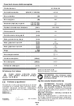 Preview for 73 page of Crown CT15134-165 Original Instructions Manual