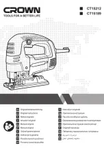 Crown CT15189 Original Instructions Manual предпросмотр