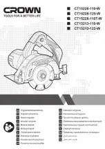 Crown CT15213-110-W Original Instructions Manual preview