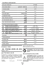 Preview for 58 page of Crown CT15232 Original Instructions Manual