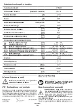 Preview for 70 page of Crown CT15232 Original Instructions Manual